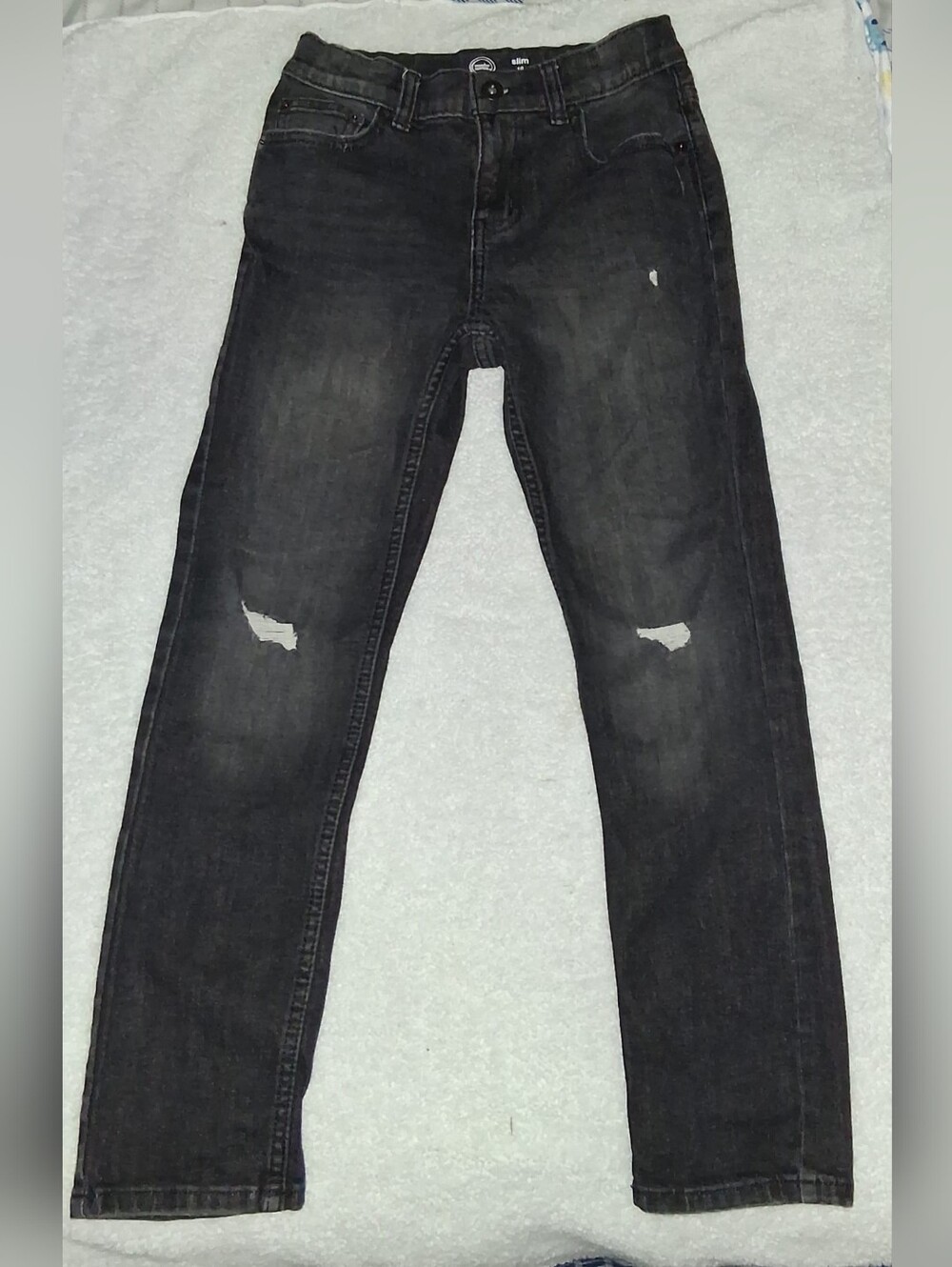 Target Kids Black Distressed Skinny Jeans